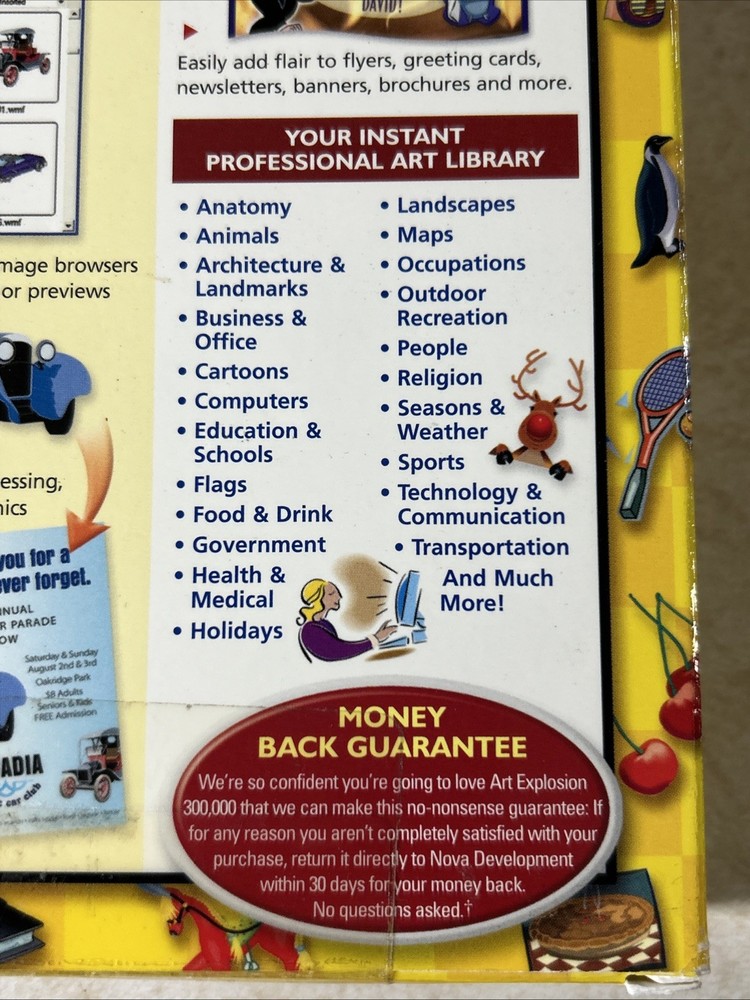 Nova Development Art Explosion 300,000 Software DVD Premium Image Collection NEW