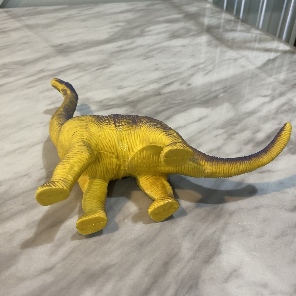 1993 Brachiosaurus Rubber Dinosaur 8" Vintage