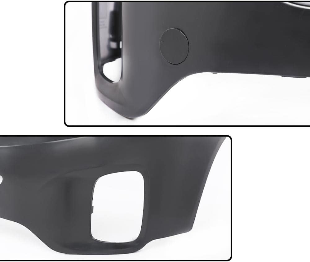 Primered Front Upper Bumper Cover, Compatible with Kia Sorento 2014 2015 Replace