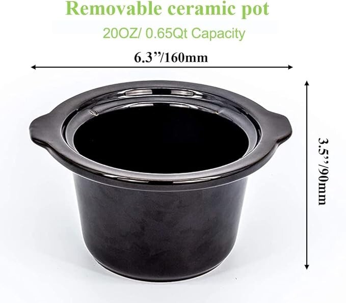 0.65QT mini Slow Cooker - pink