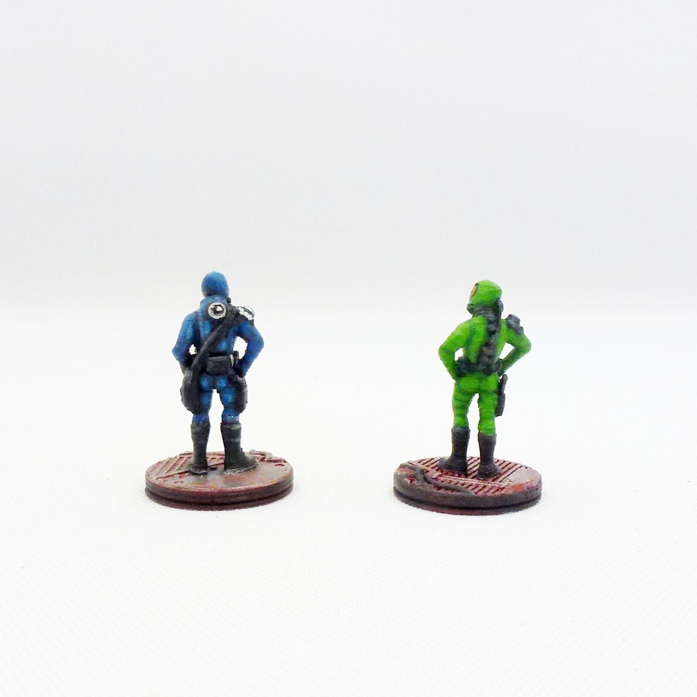 28mm/32mm Sci-Fi Explorers NPC Miniatures UNPAINTED NPC