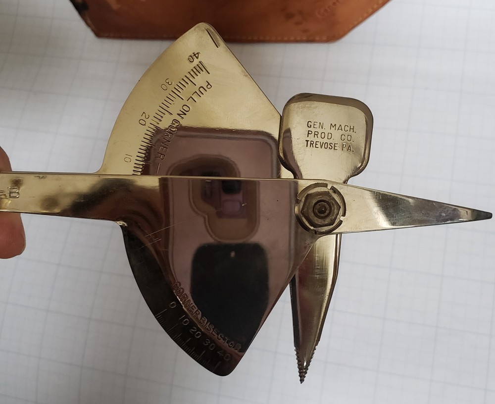 General Machine Product Strand Corner Pull Bisector Bell System B Leather Case