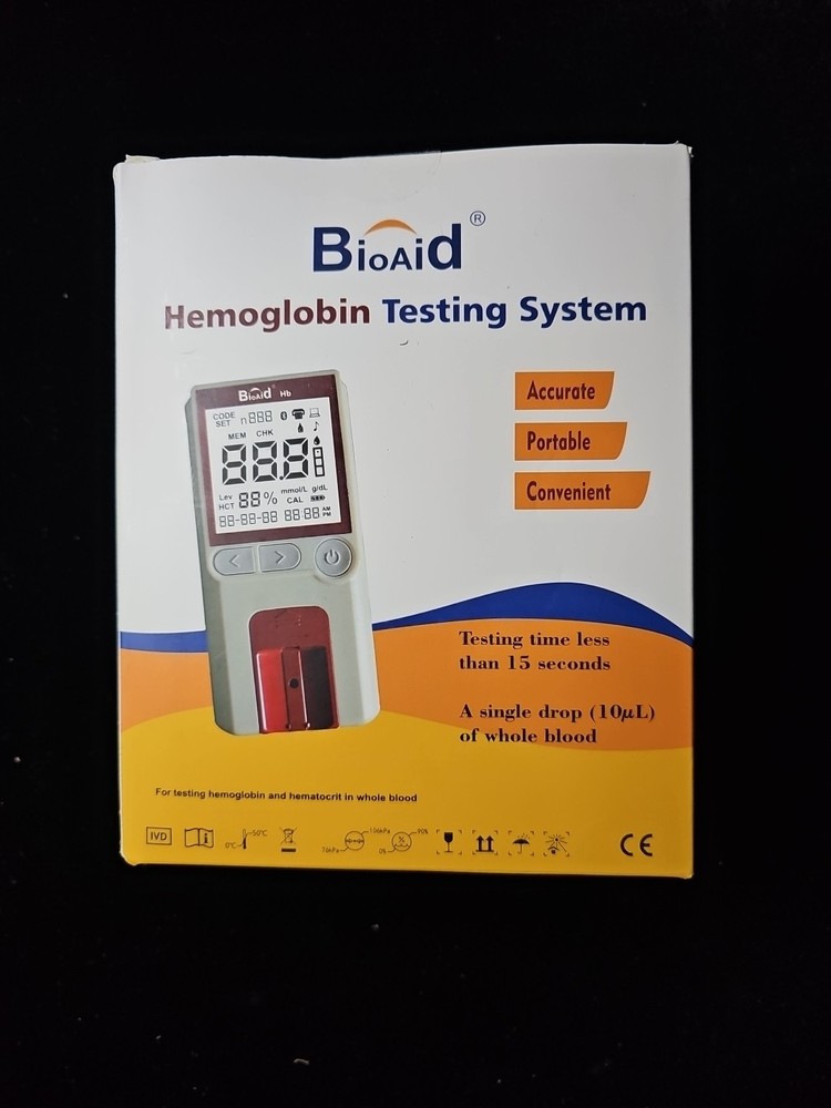 BIOAID Hemoglobin testing system
