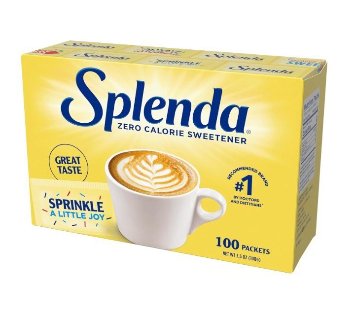 SPLENDA Zero Calorie Sweetener, 100 Count Packets - hot