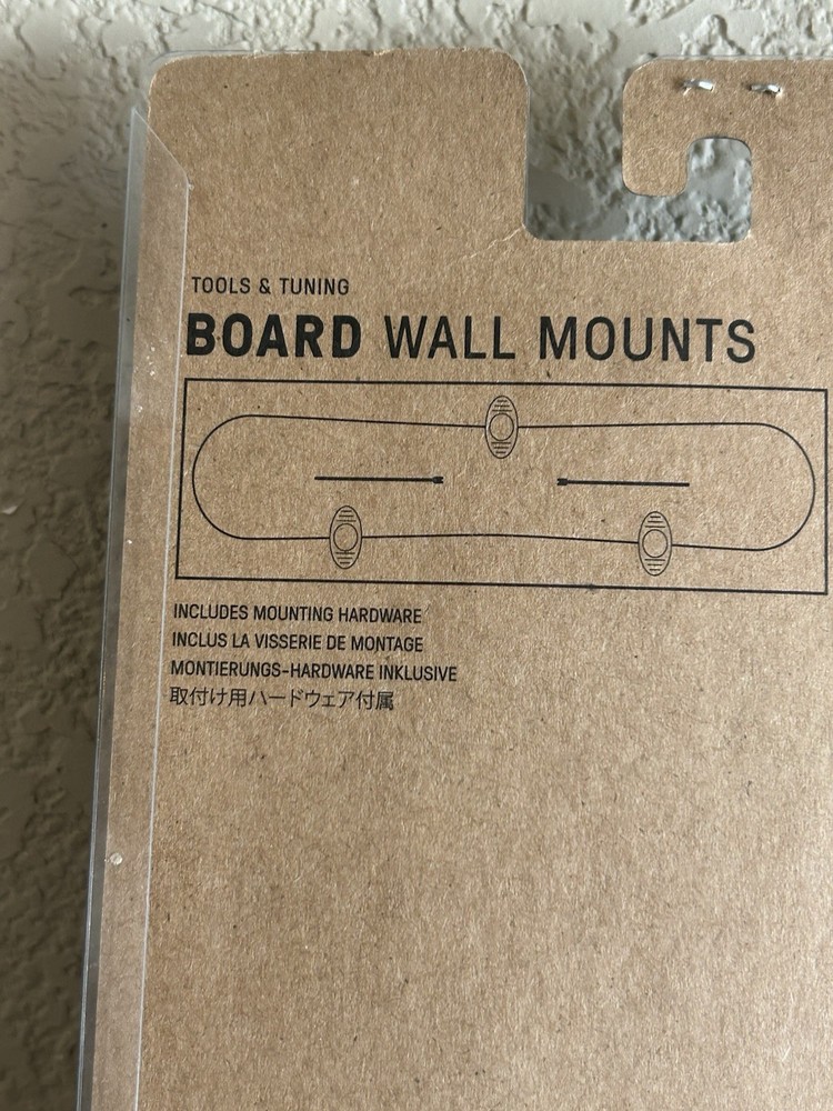 Brand New! BURTON Snowboard WALL MOUNTS (Includes Hardware)