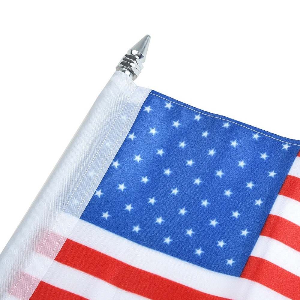 American Flag Print Flagpole Luggage Polyester Durable