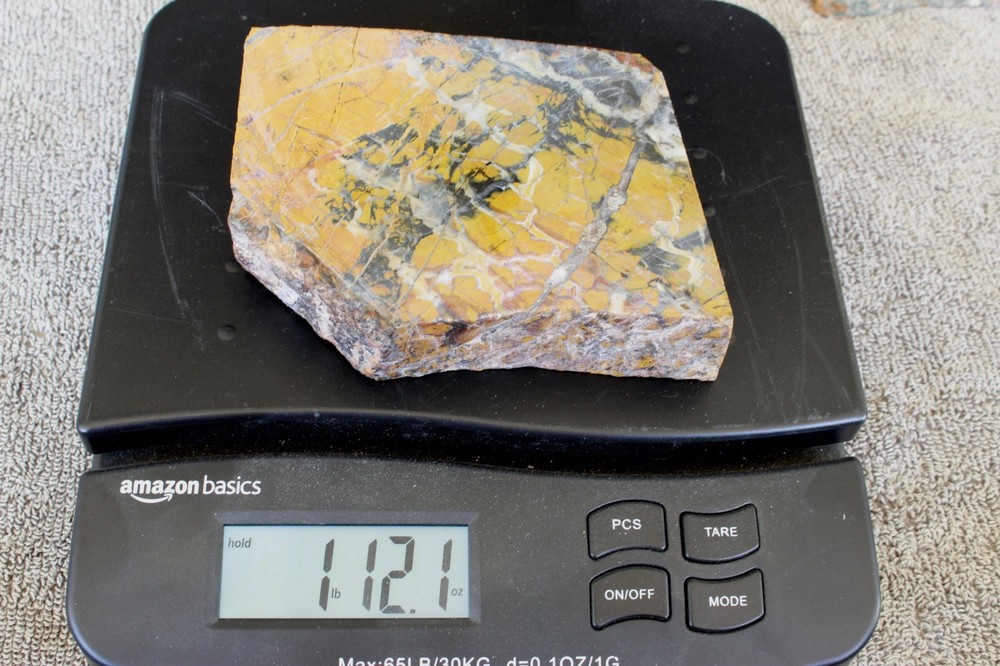 Stone Canyon Jasper THICK Slab Brecciated High-Grade Pattern