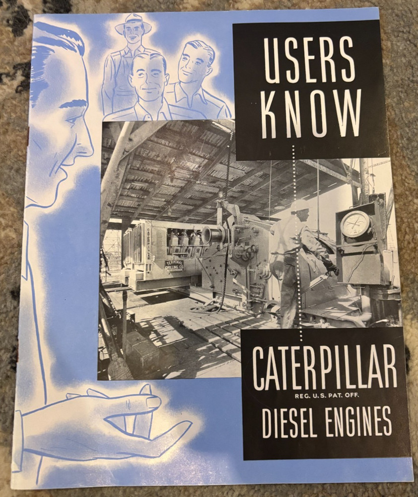 Caterpillar CAT Users Know Caterpillar Diesel Engines Brochure AMIL26