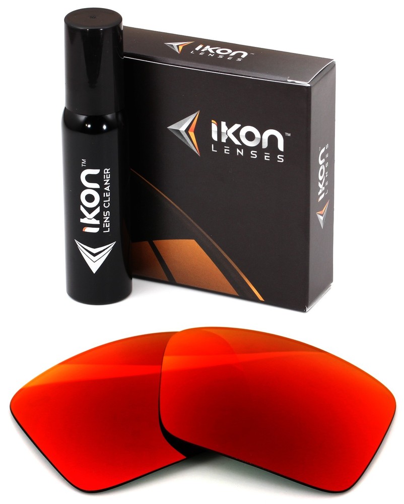 Polarized IKON Replacement Lenses For Costa Del Mar Permit +Red Mirror