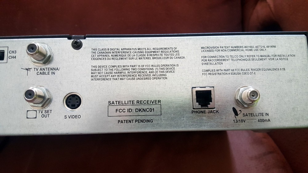 Dish Echostar Model 3900 Receiver DV3 MPEG2