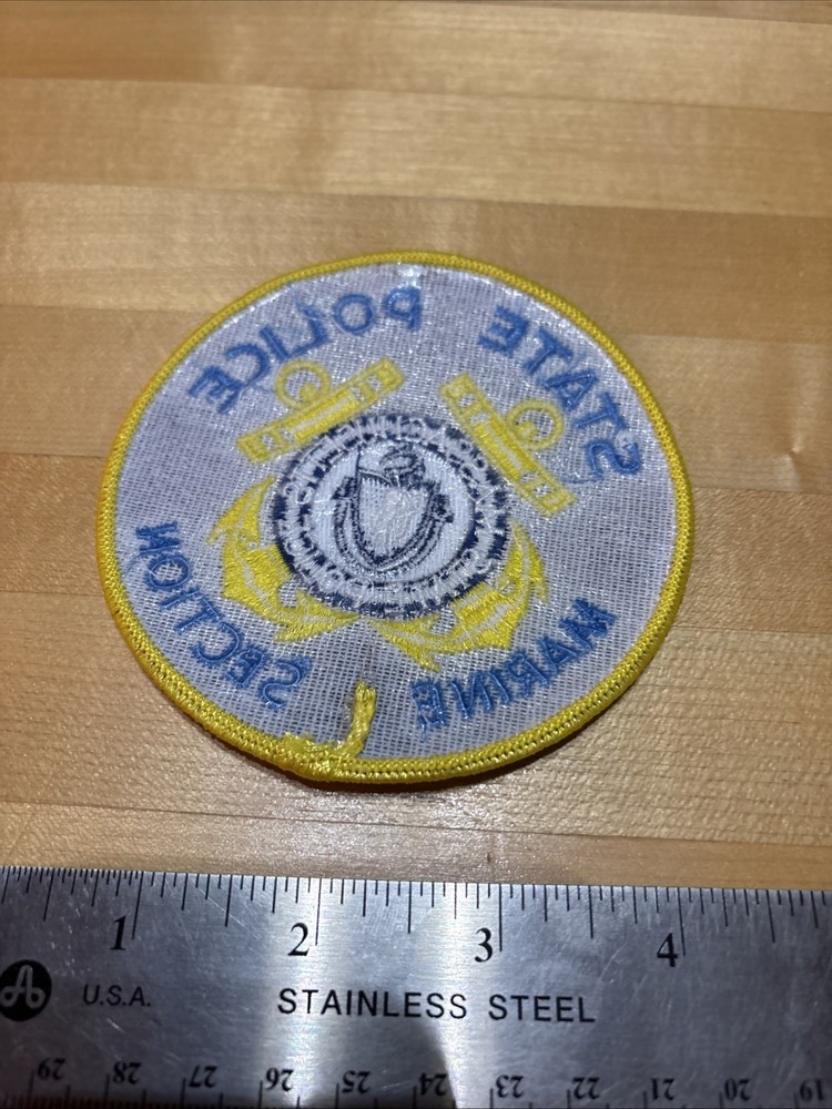 Massachusetts State Police Marine Section Patch