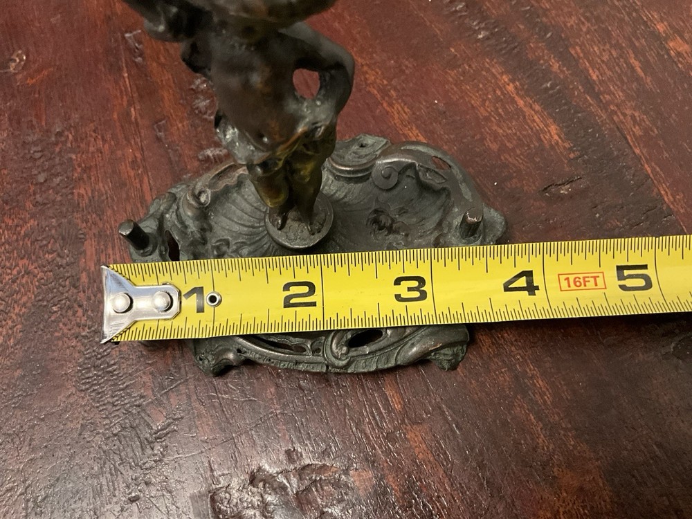 Antique Victorian Figural Cherub Thimble Thread Holder