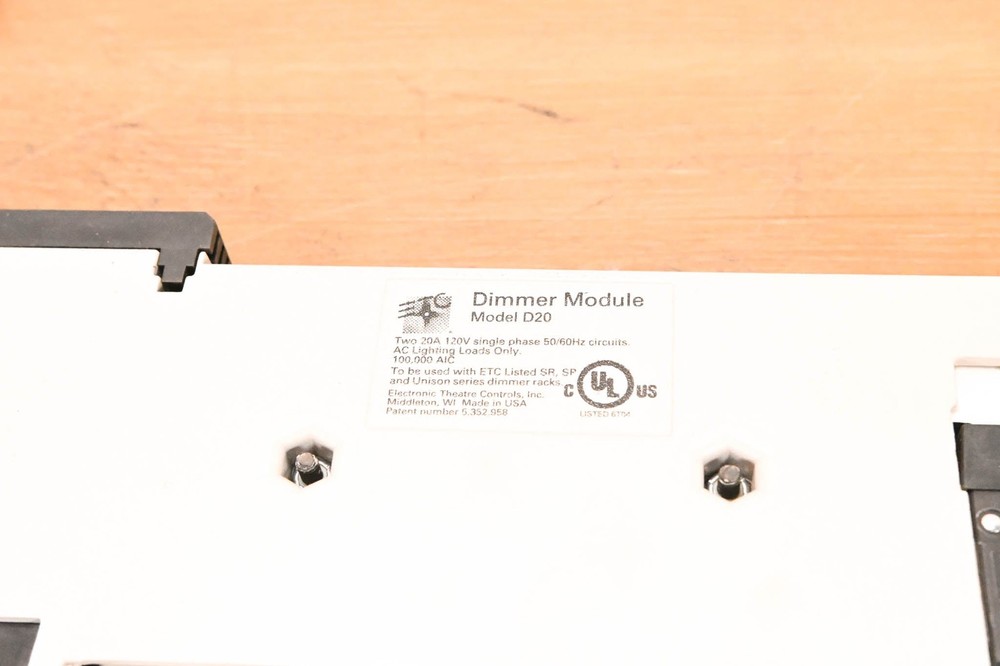 ETC D20 Dual 20A Dimmer Module (PAIR) CG010ET