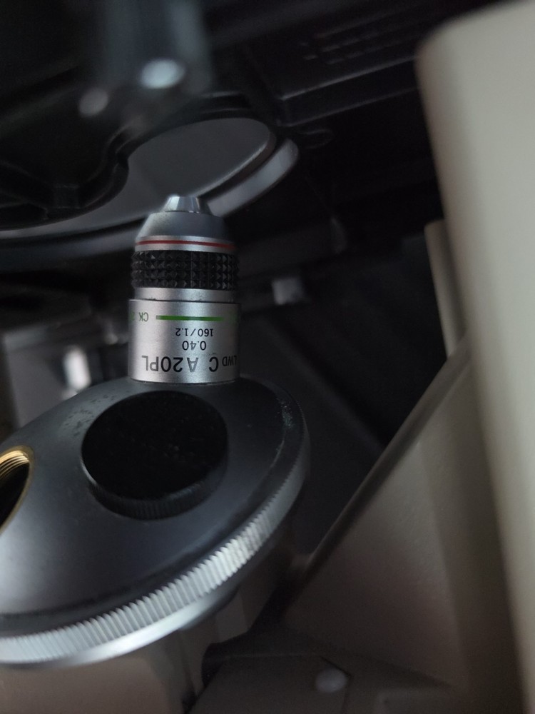 Olympus CK2 Inverted Phase Contrast Microscope 1 Object 20pl Lwd