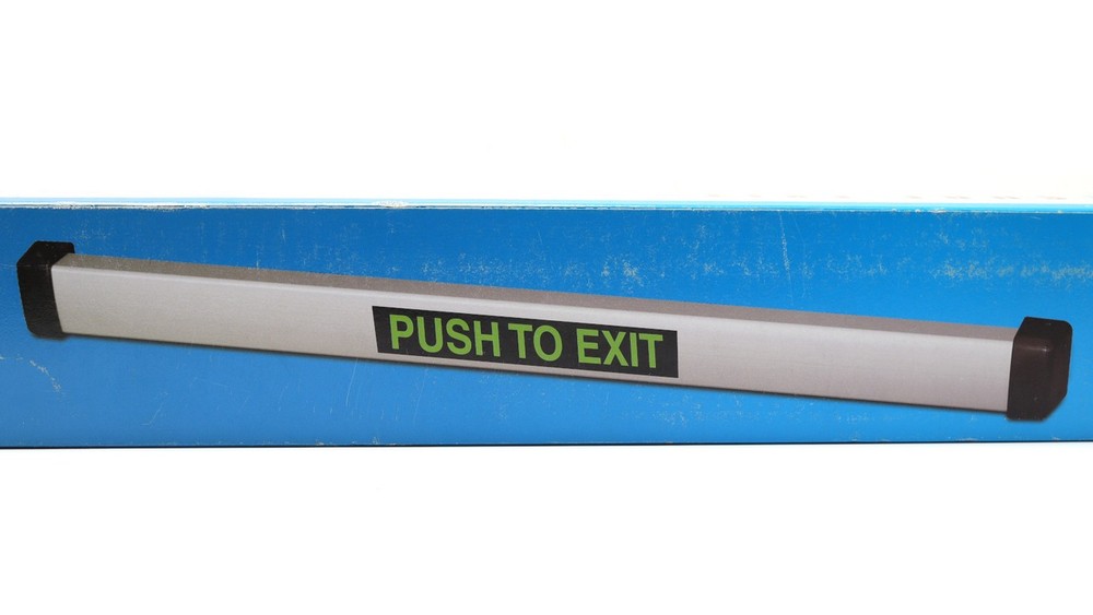 Security Door Controls MSB550Y 36" Mechanical Switch Push-to-Exit Bar, Black
