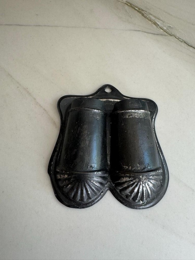Antique Wall Hanging Match Holder