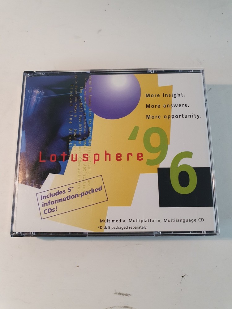 Lotusphere 96 5 Cd Software Toolkit