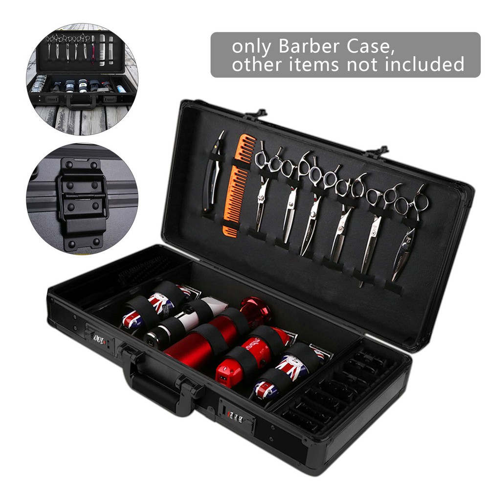 Barber Tools Bag Salon Styling Clipper Combs Scissors Storage Carry Travel Case