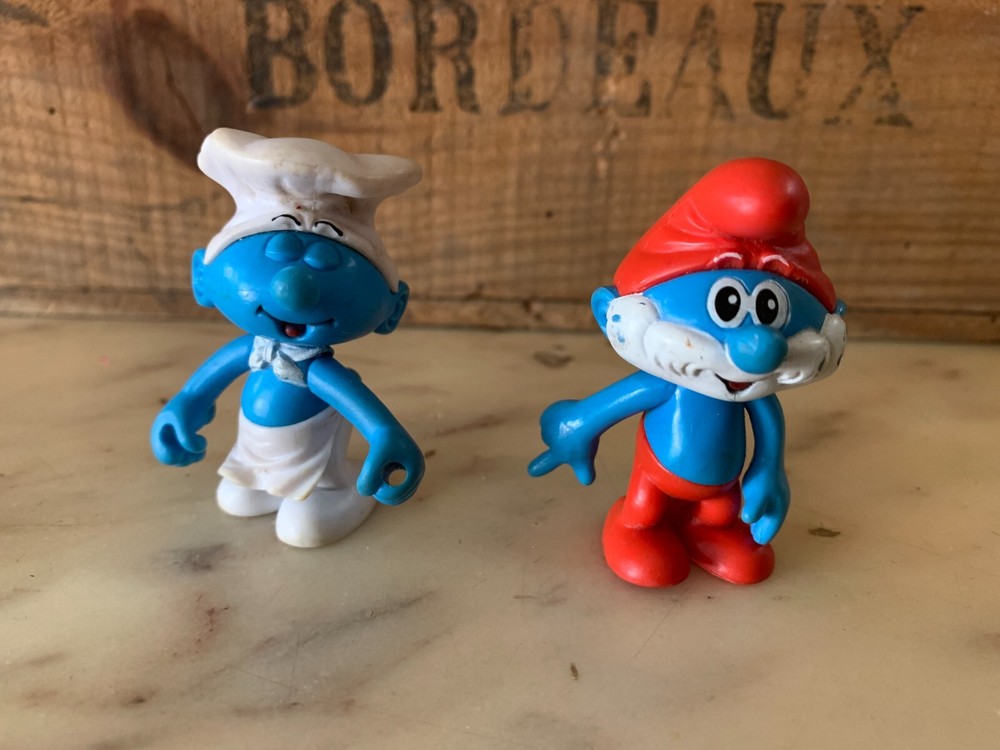 2x smurfs dolls 2008 JAKKS