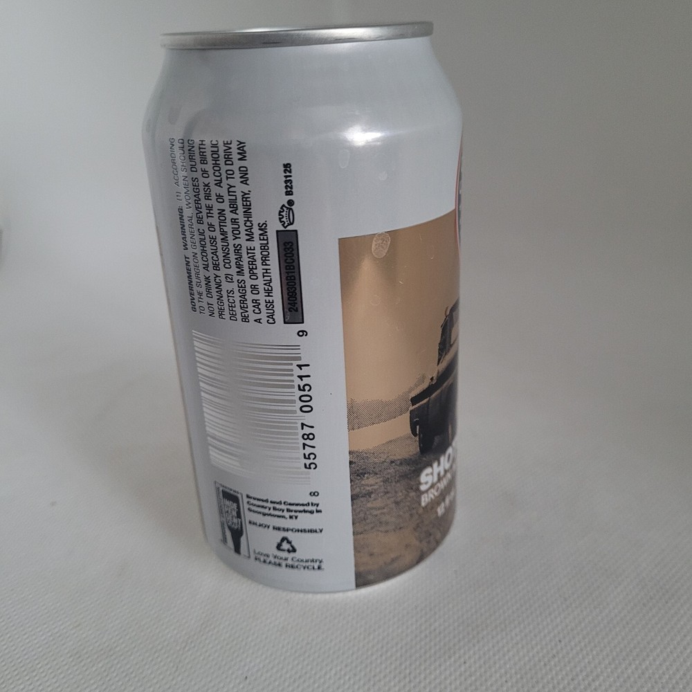Beer Can- Shotgun Weddng- Empty Bottom Opened. 12 Oz.