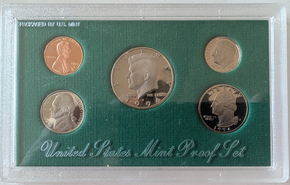 1994 Clad Proof Set U.S. Mint Original Government Packaging OGP