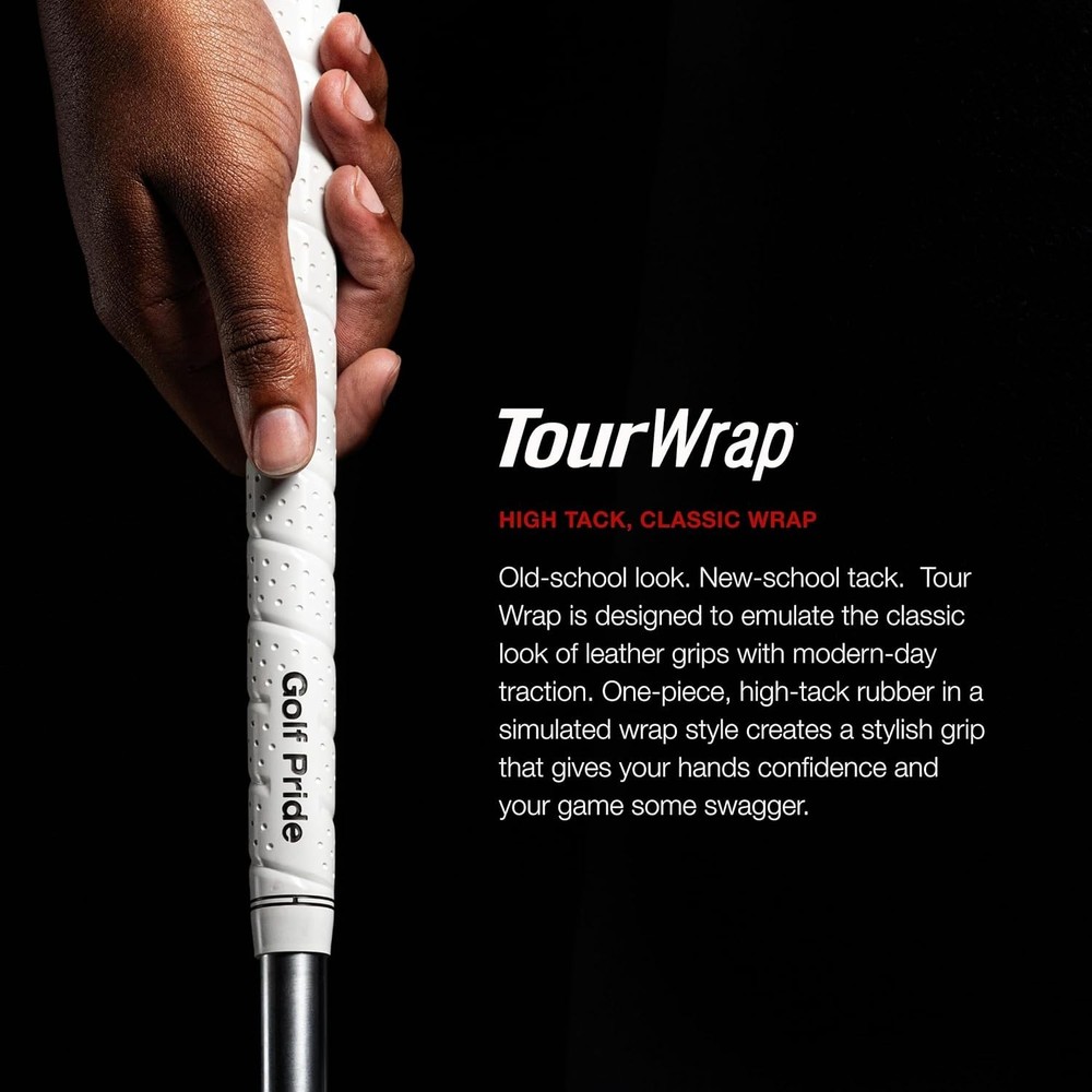 Rubber Golf Grips 8-Pack, Comfortable Midsize with Vibration Dampening Features