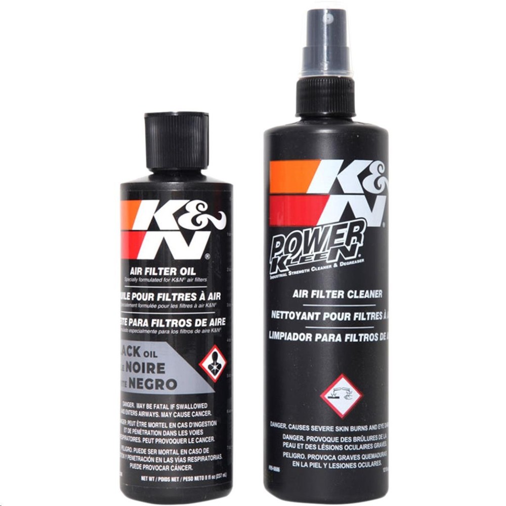 K&N Engineering 99-5050BK Recharger Kit - 8oz. - Black