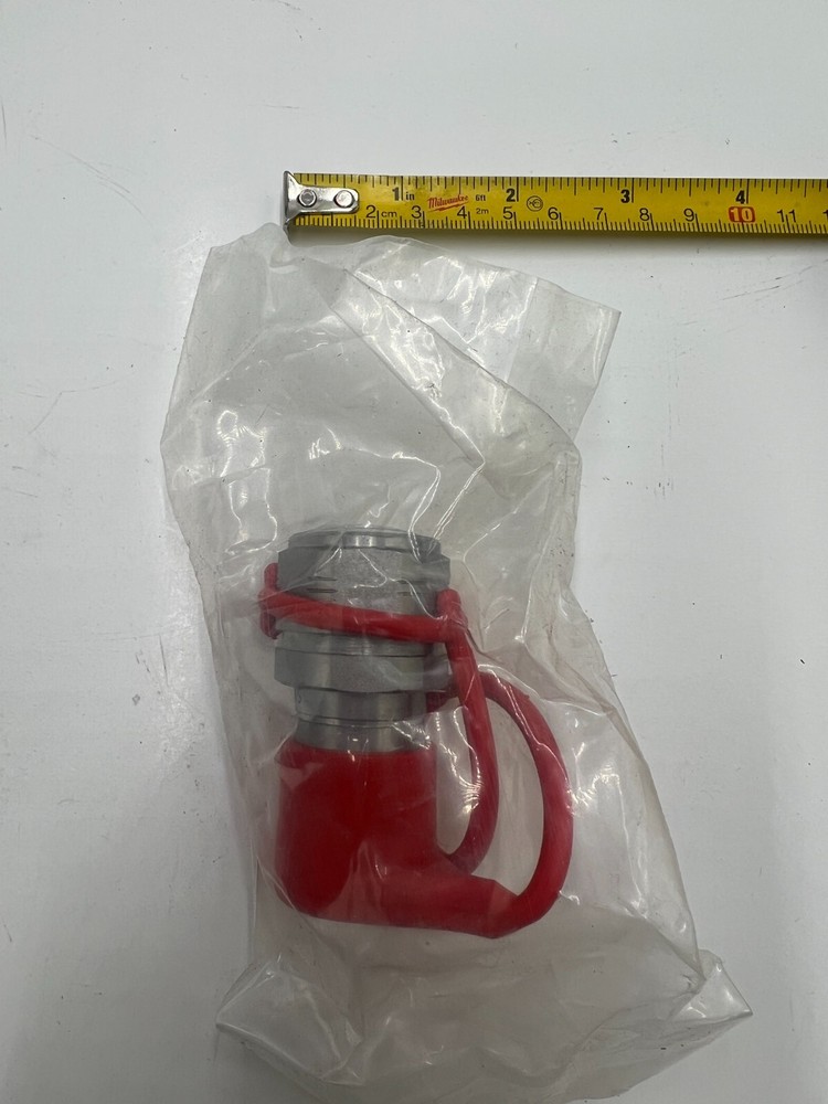 3/8" Flat Face Hydraulic Quick Connect Male Coupler Fitting, NPT Thread