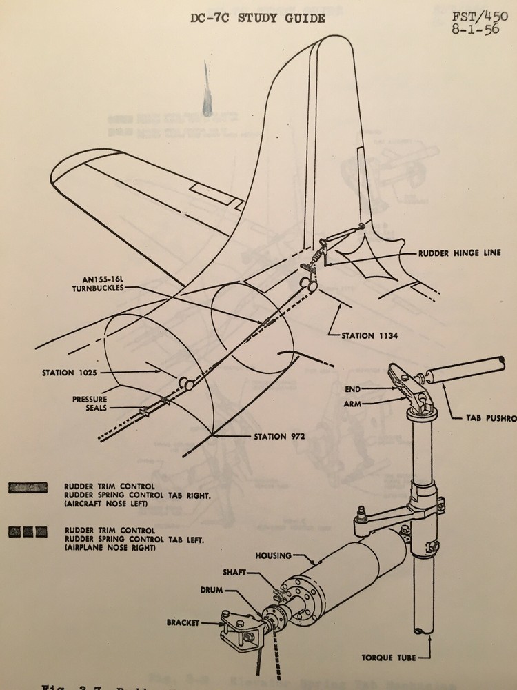 Douglas DC-7C Study Guide Manual