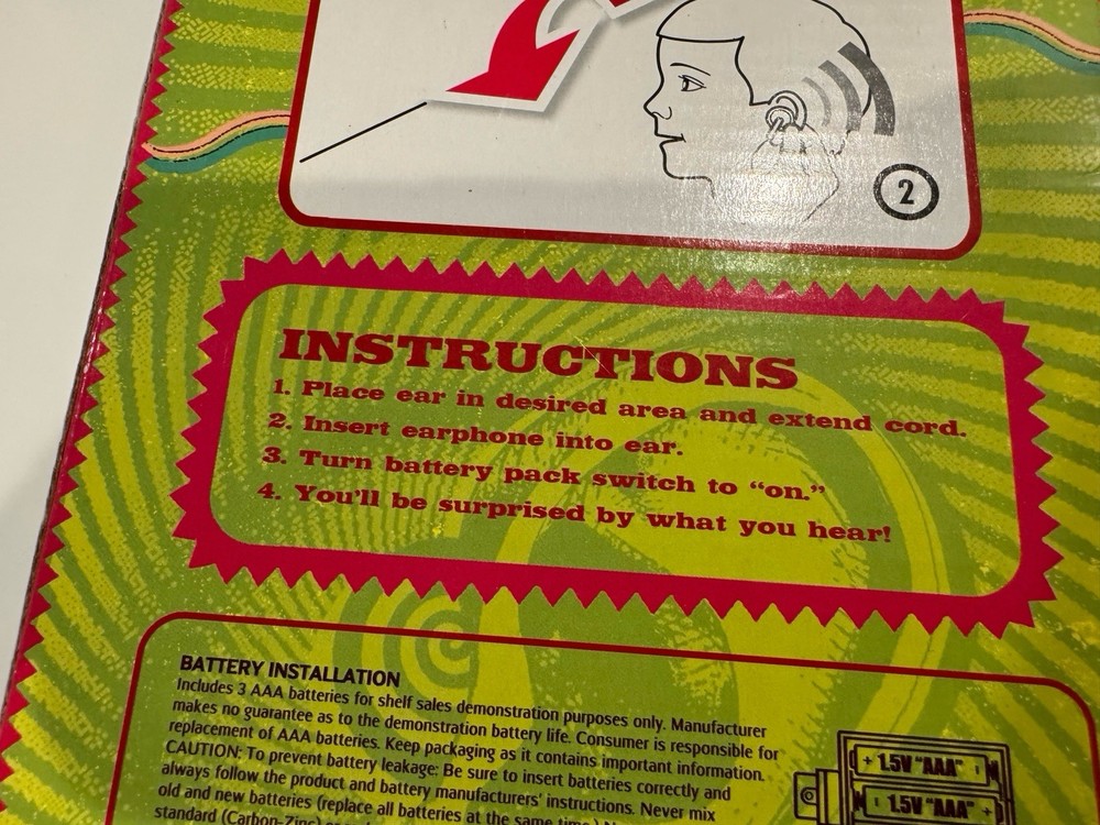 Universal Studios Extendable Ear Toy Earphone Tested -Working