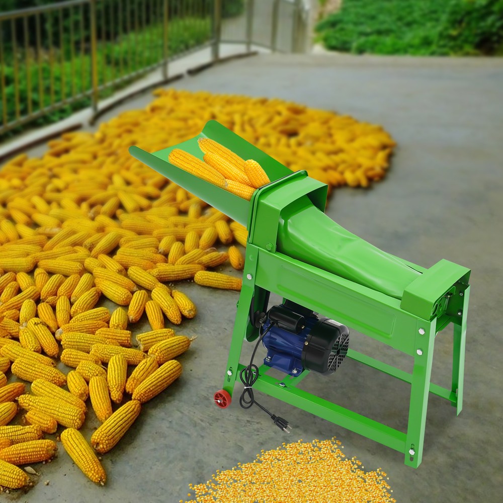 Electric Corn Threshing Machine Heavy Duty Automatic Corn Threshing Machine 480W