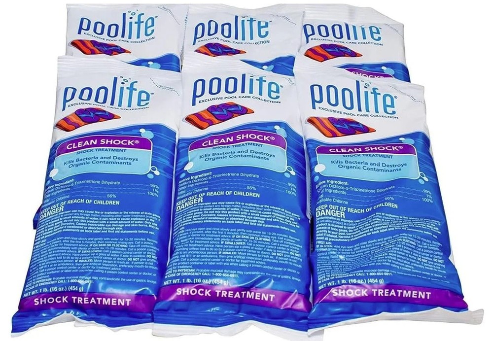 Poolife Clean Shock 1 lb - 6 Pack