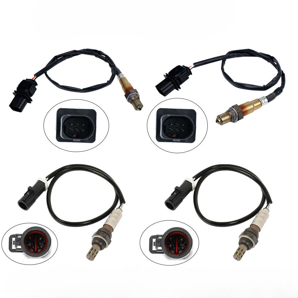 4PCS Oxygen O2 Sensor Upstream+Downstream For 2009-2014 Ford E-150 E-250 E-350