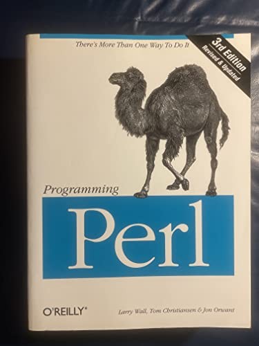 Programming Perl (3rd Edition) - Paperback By Wall, Larry - VERY GOOD
