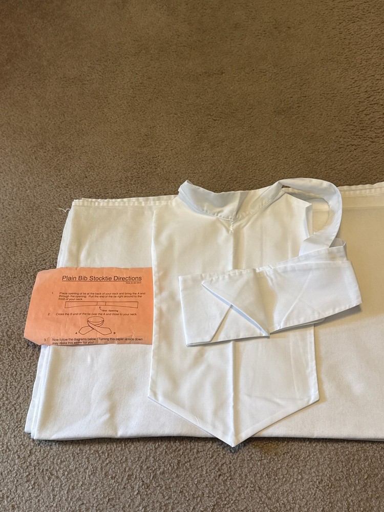 Helmet Helpers Bib Stocktie White