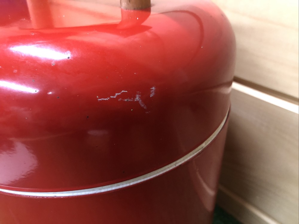 Vintage KEYSTONE BEER Red Metal Cooler