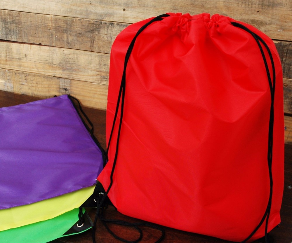 Personalized Drawstring Backpacks - Cinch Sacks - 14+ Color Options - Custom HTV