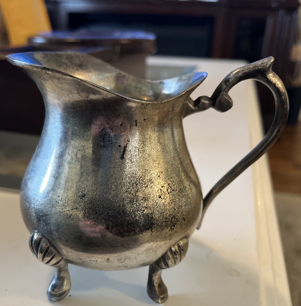 Silver Plate Antique Creamer Pitcher Circa 1900