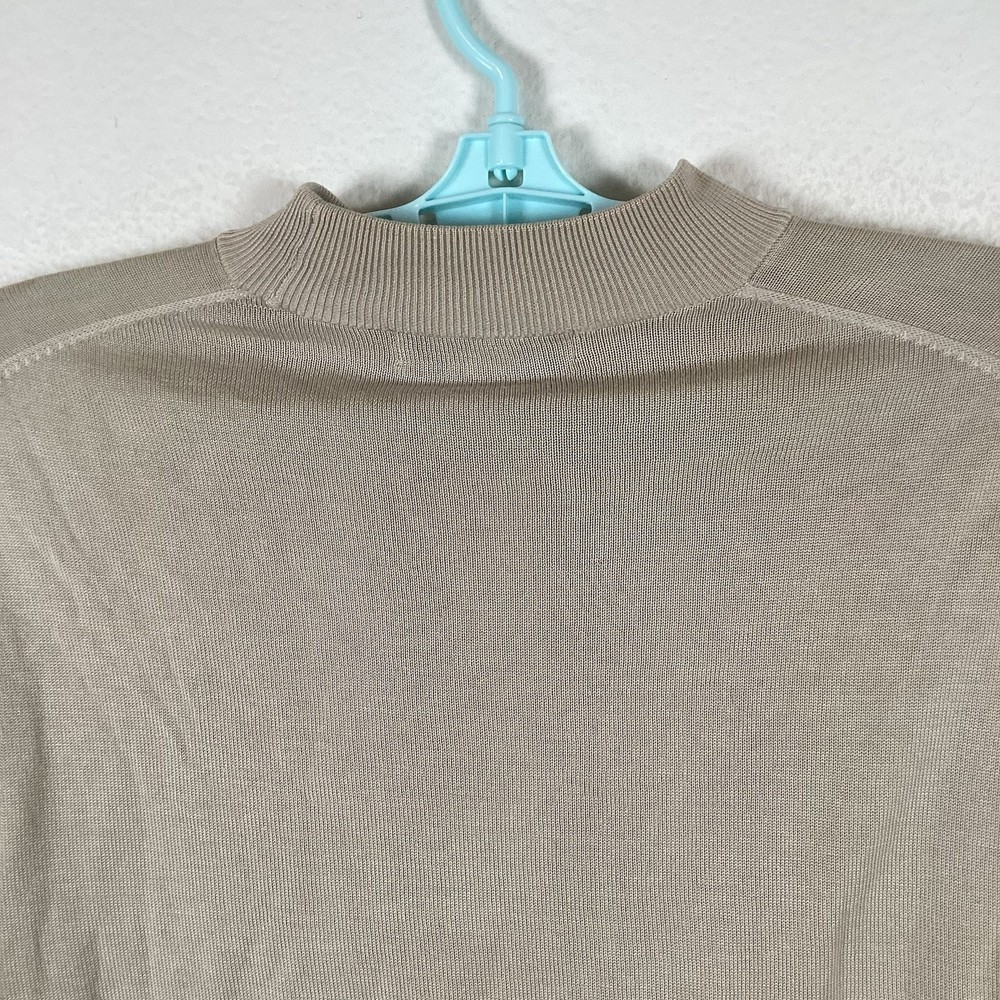 Pronto Uomo Mens Sweater Sz M Medium Long Sleeve Solid Soft Pullover Excellent