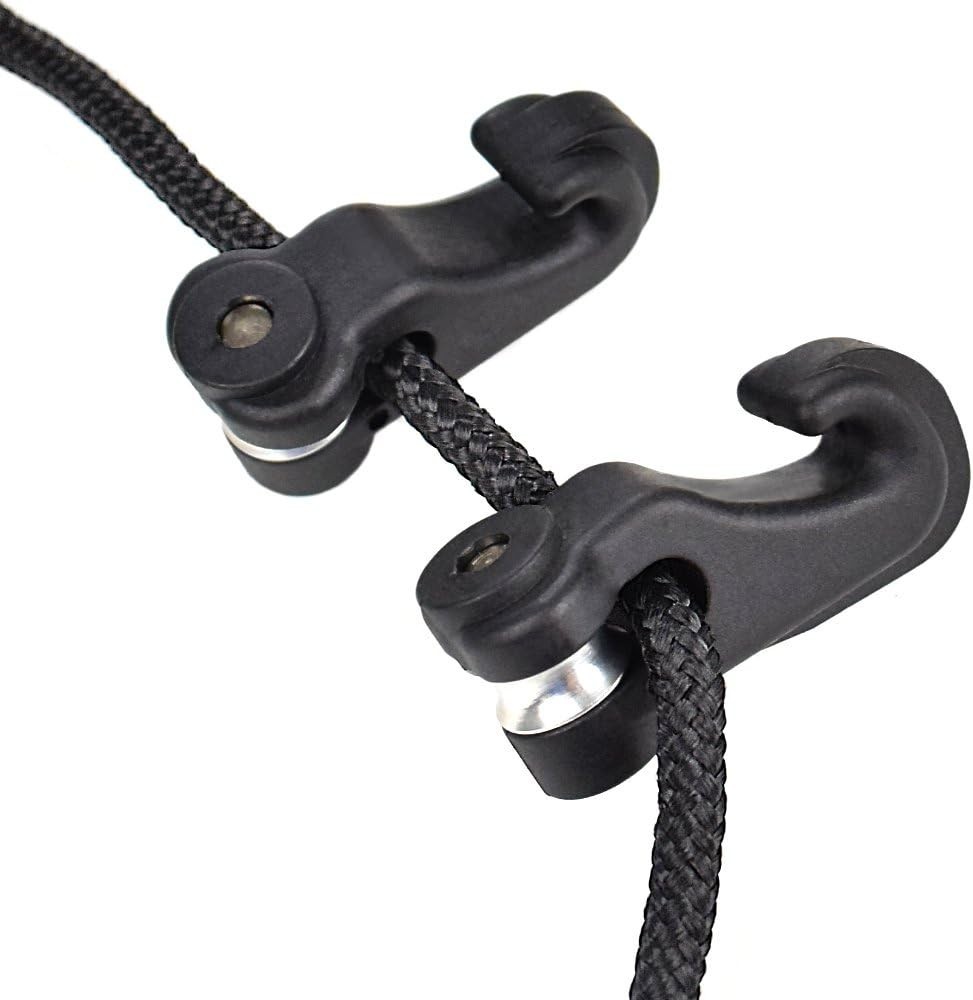 Crossbow Cocking Rope & Device Ambidextrous Handle Black Rope Plastic