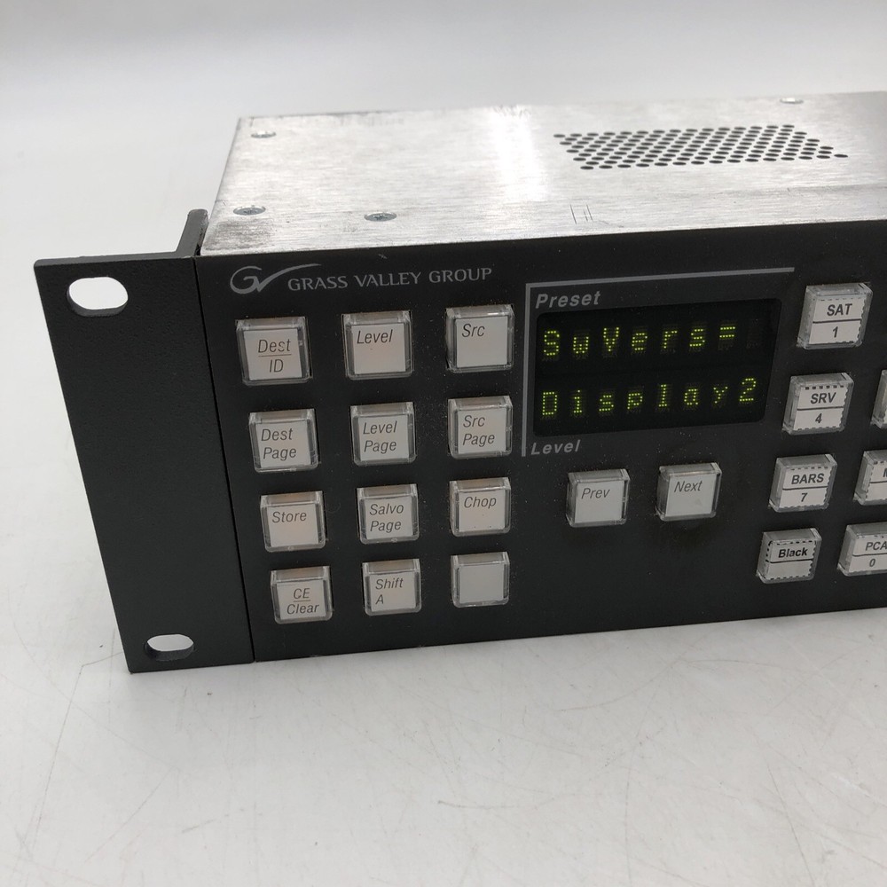USED Grass Valley Encore/Prelude PMB Control Panel POWER TESTED READ E