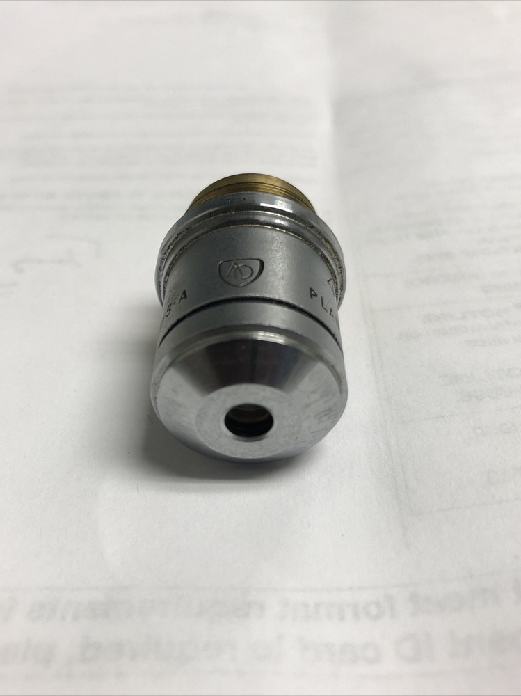 American Optical AO Plan Achro 4x/.12 Infinity Microscope Objective Lens