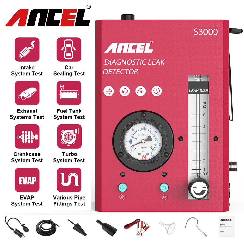 ANCEL S3000 EVAP Smoke Machine for Car Leak Detection Diagnostic Tool Tester