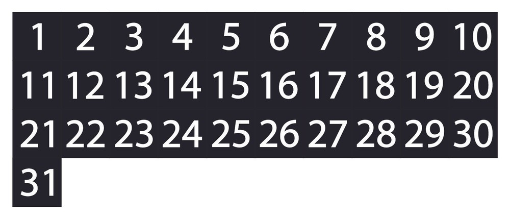 Calendar Date Magnets By DCM Solutions