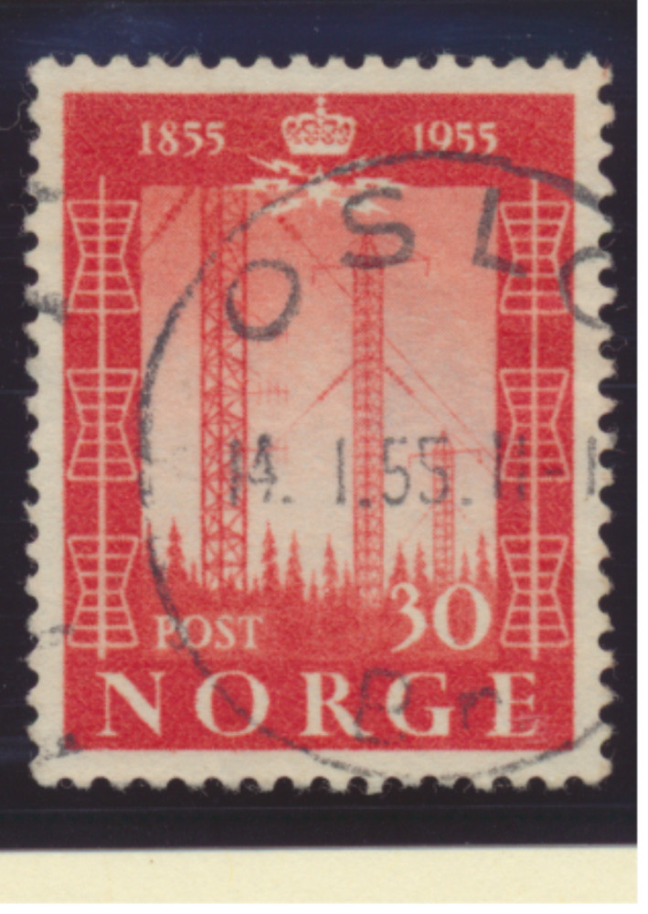 Norway Stamp Scott #335, Used
