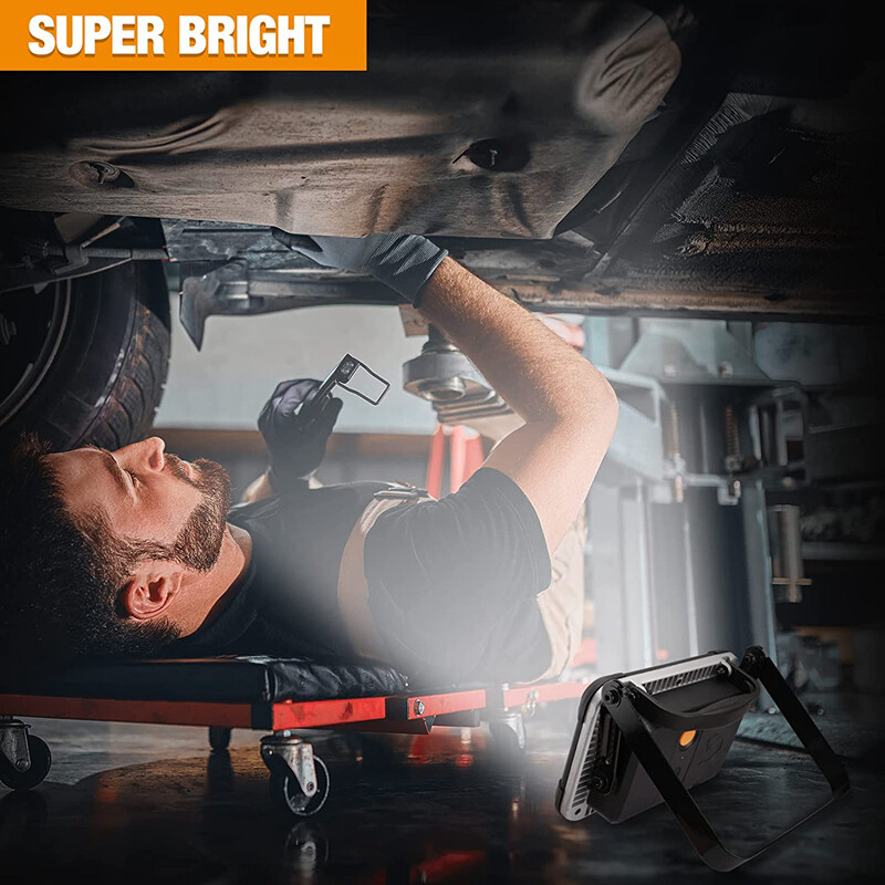 EverBrite 1500Lumen Rechargeable Work Light Foldable High Light Work Light 2Mode