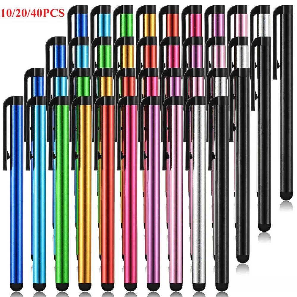 40pc Capacitive Touch Screen Stylus Pen Universal For iPhone iPad Samsung Tablet