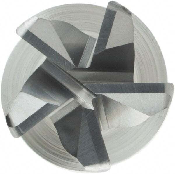 Accupro 1/2" Diam 5 Flute Single End Solid Carbide 0.03" Corner Radius End Mi...
