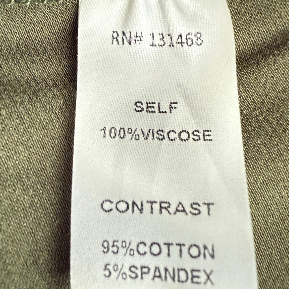 Luxe Look Satin Pocketed Joggers - Olive