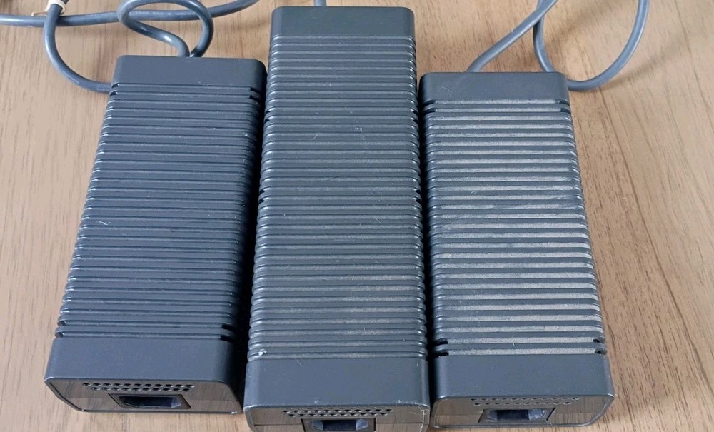 Genuine Microsoft Xbox 360 (3) Power Bricks Only PLEASE READ DESCRIPTION!